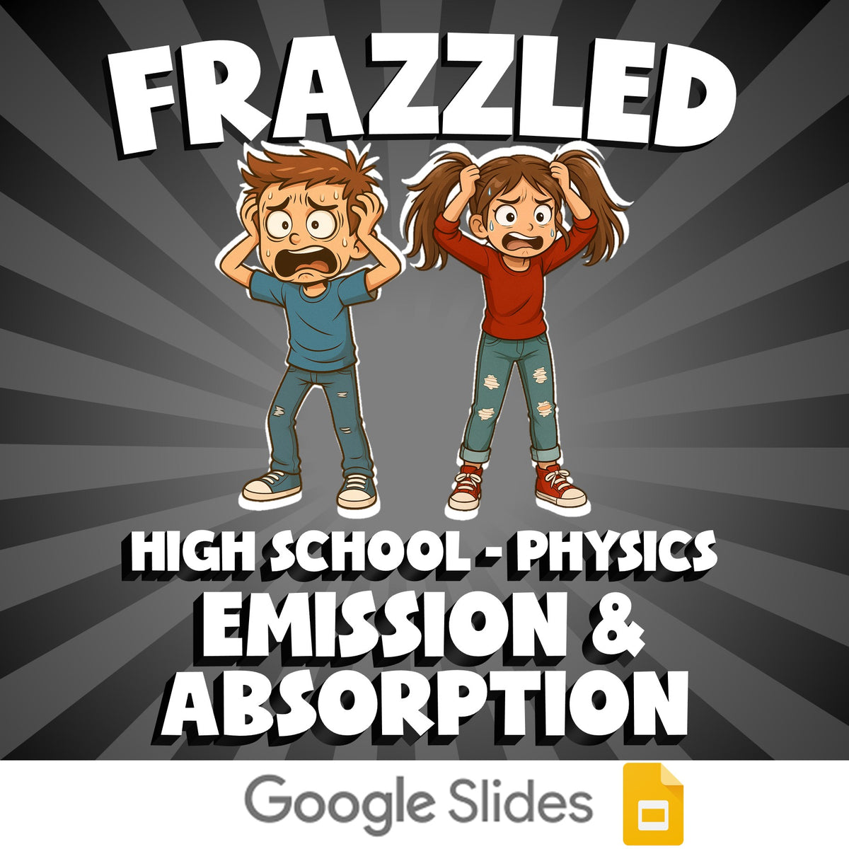 Emission & Absorption FRAZZLED Science Game - No Prep Physics Review Activity