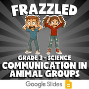 Communication in Animal Groups FRAZZLED Science Game - No Prep Grade 3 Review