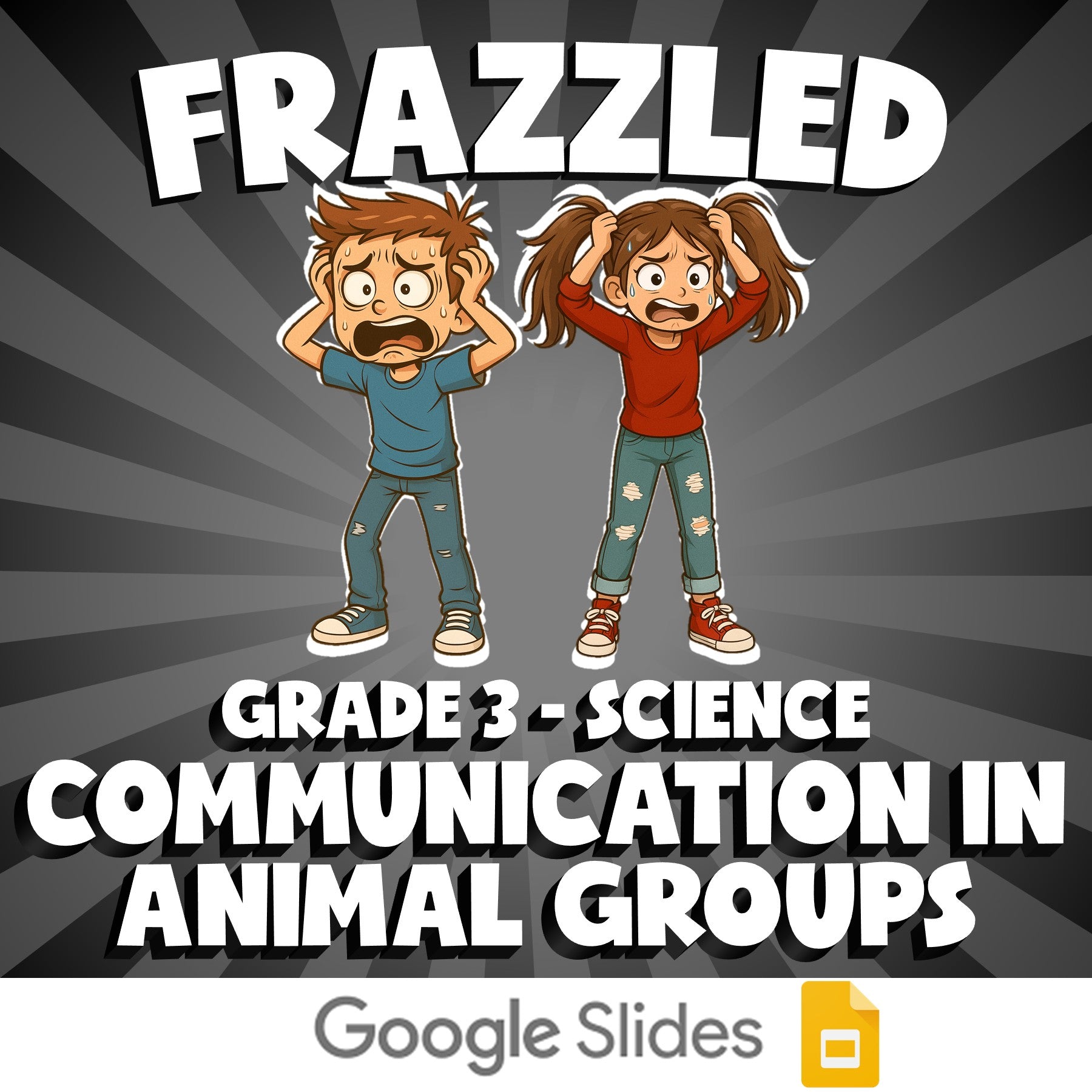 Communication in Animal Groups FRAZZLED Science Game - No Prep Grade 3 Review