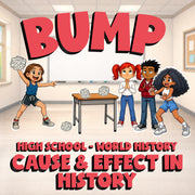 Cause & Effect in History BUMP Game - No Prep World History Review Activity