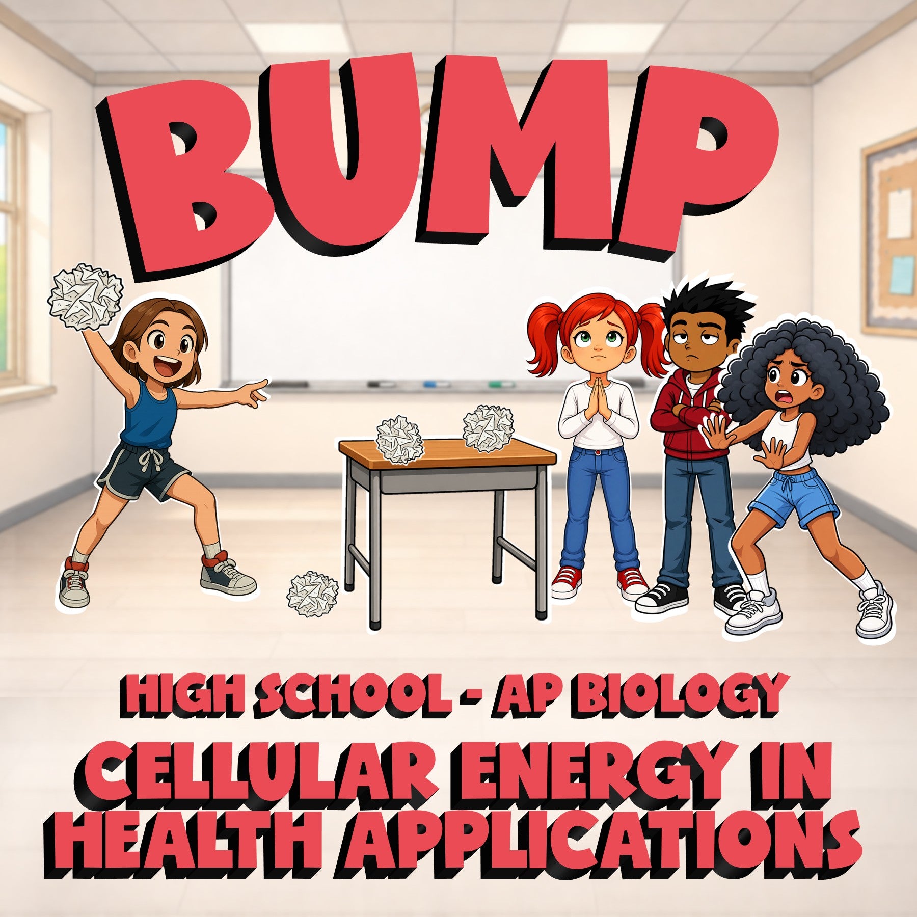 Cellular Energy in Health Applications BUMP Science Game - No Prep AP Biology