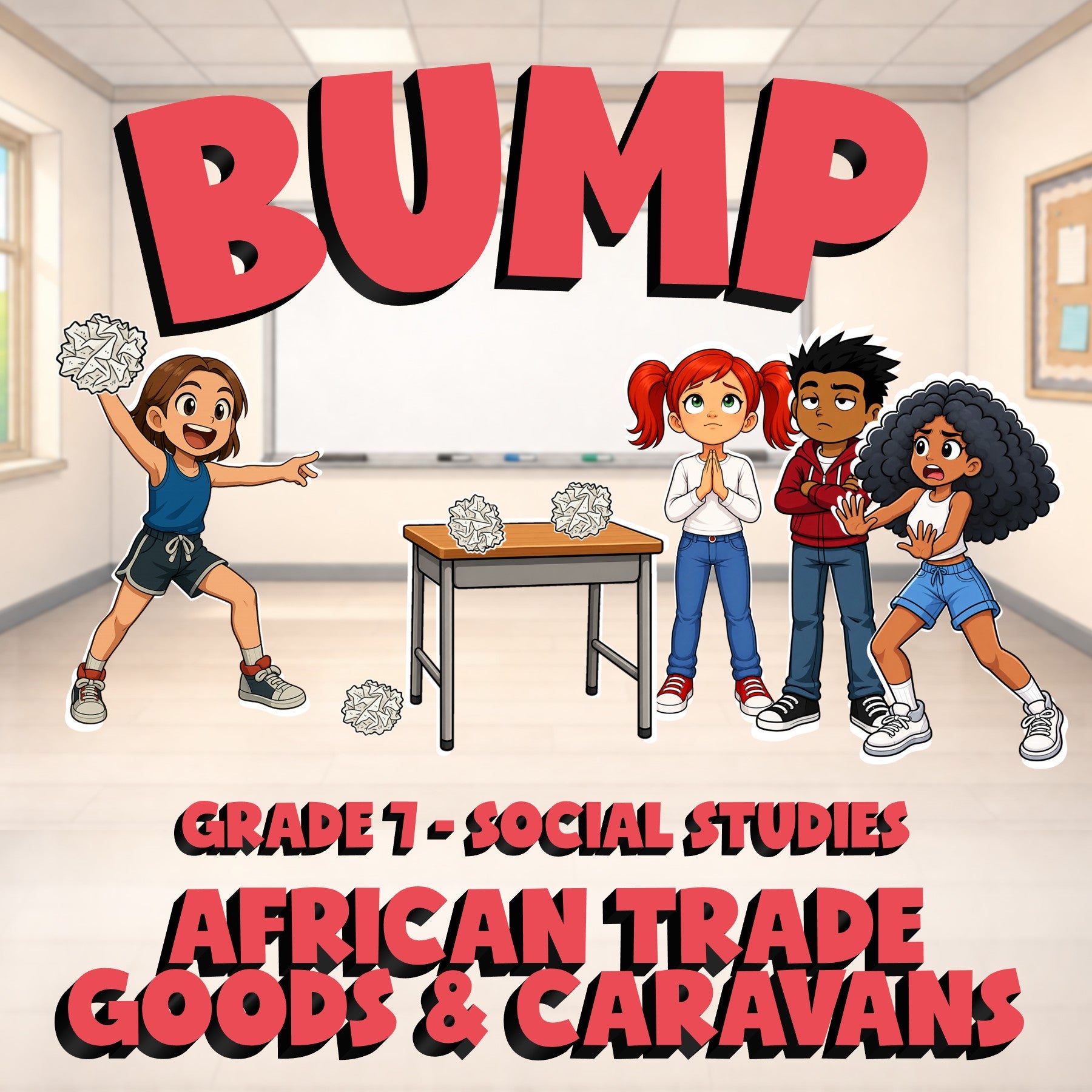 African Trade Goods & Caravans BUMP Socials Game - No Prep Grade 7 Review