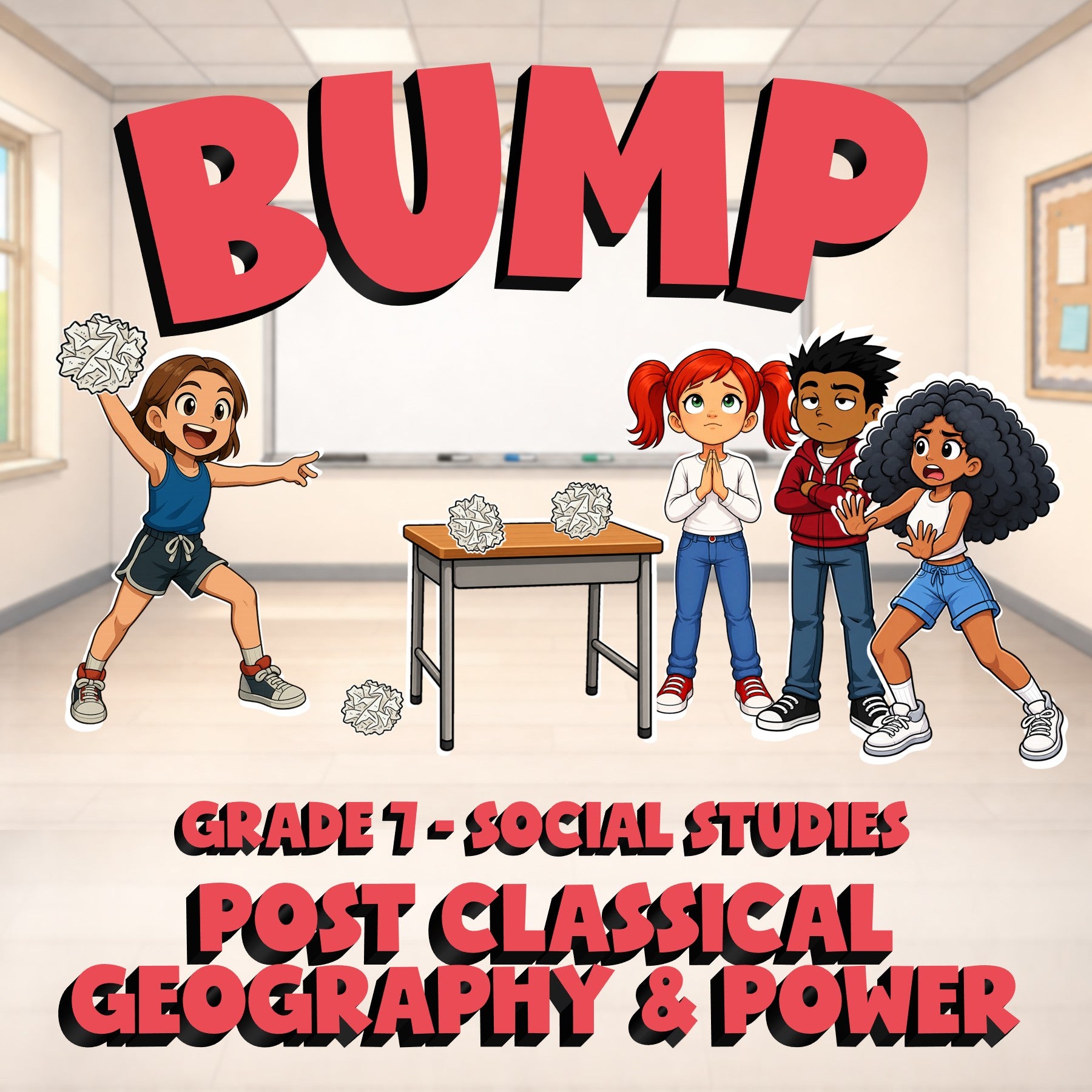 Post Classical Geography & Power BUMP Socials Game - No Prep Grade 7 Review