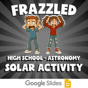 Solar Activity FRAZZLED Science Game - No Prep Astronomy Review Activity