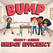 Energy Efficiency BUMP Science Game - No Prep Grade 9 Review Activity