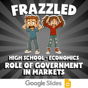 Role of Government in Markets FRAZZLED Economics Game - No Prep Review Activity