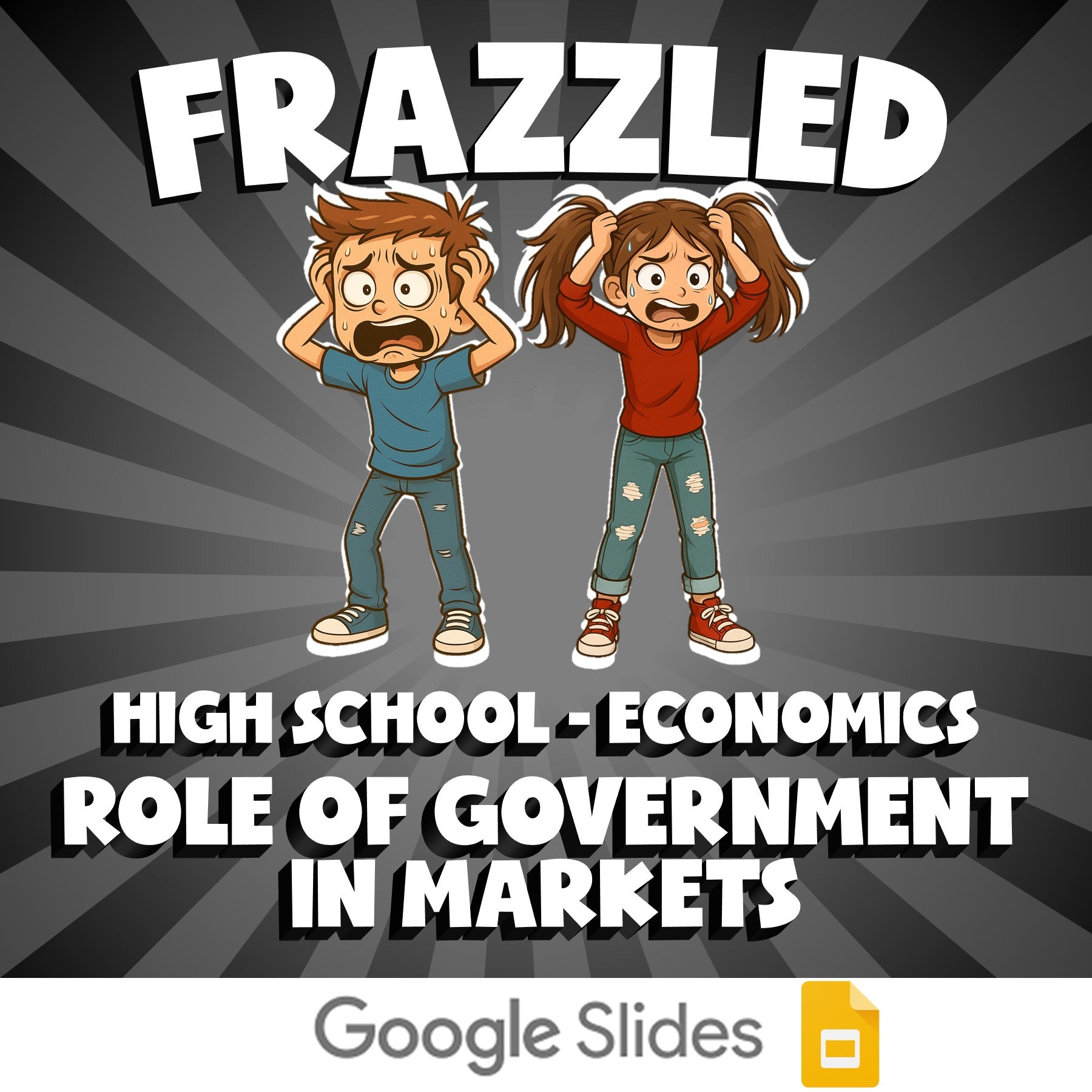 Role of Government in Markets FRAZZLED Economics Game - No Prep Review Activity