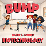 Biotechnology BUMP Science Game - No Prep Grade 7 Review Activity