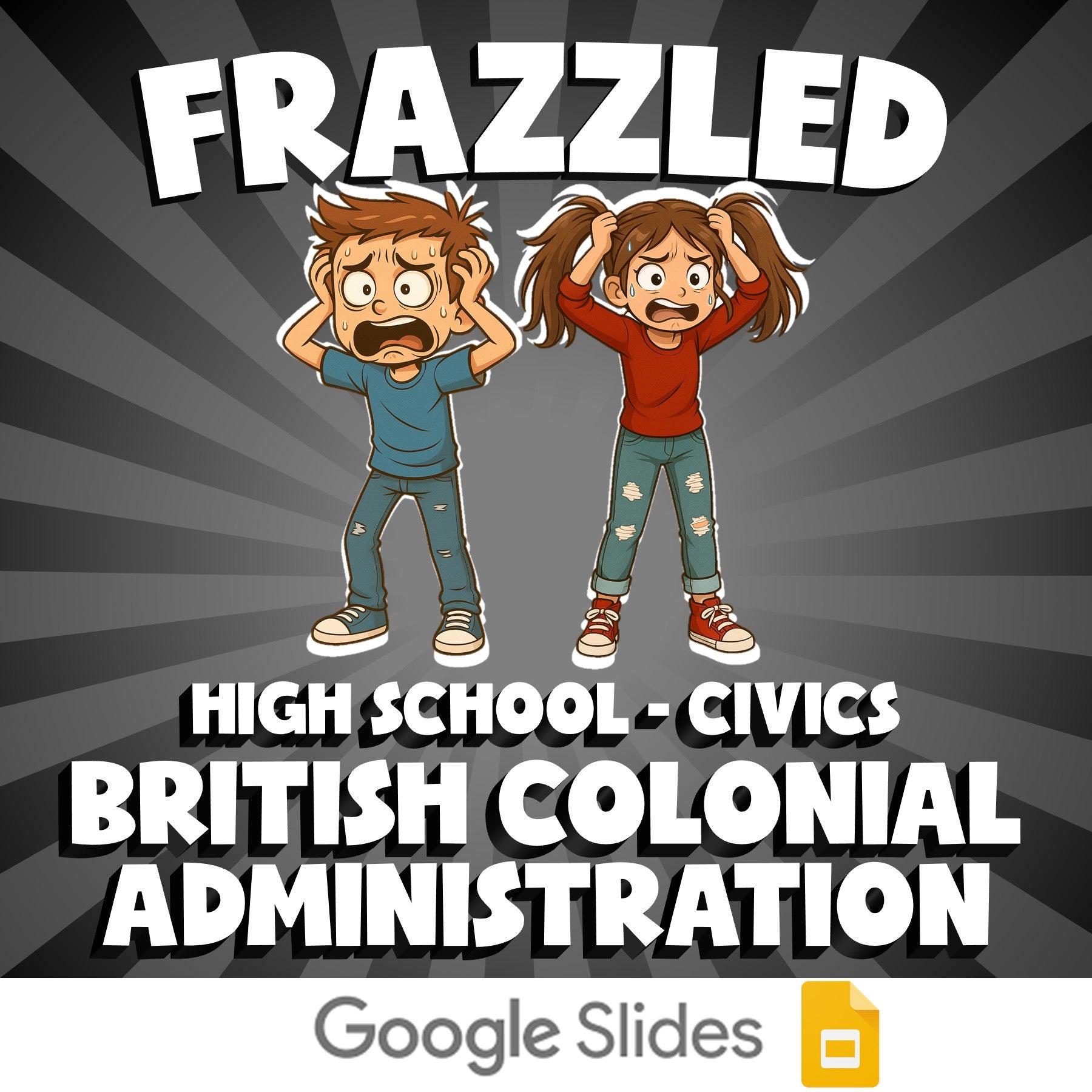 British Colonial Administration FRAZZLED Civics Game - No Prep Review Activity