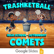 Comets TRASHKETBALL Science Game - No Prep Astronomy Review Activity