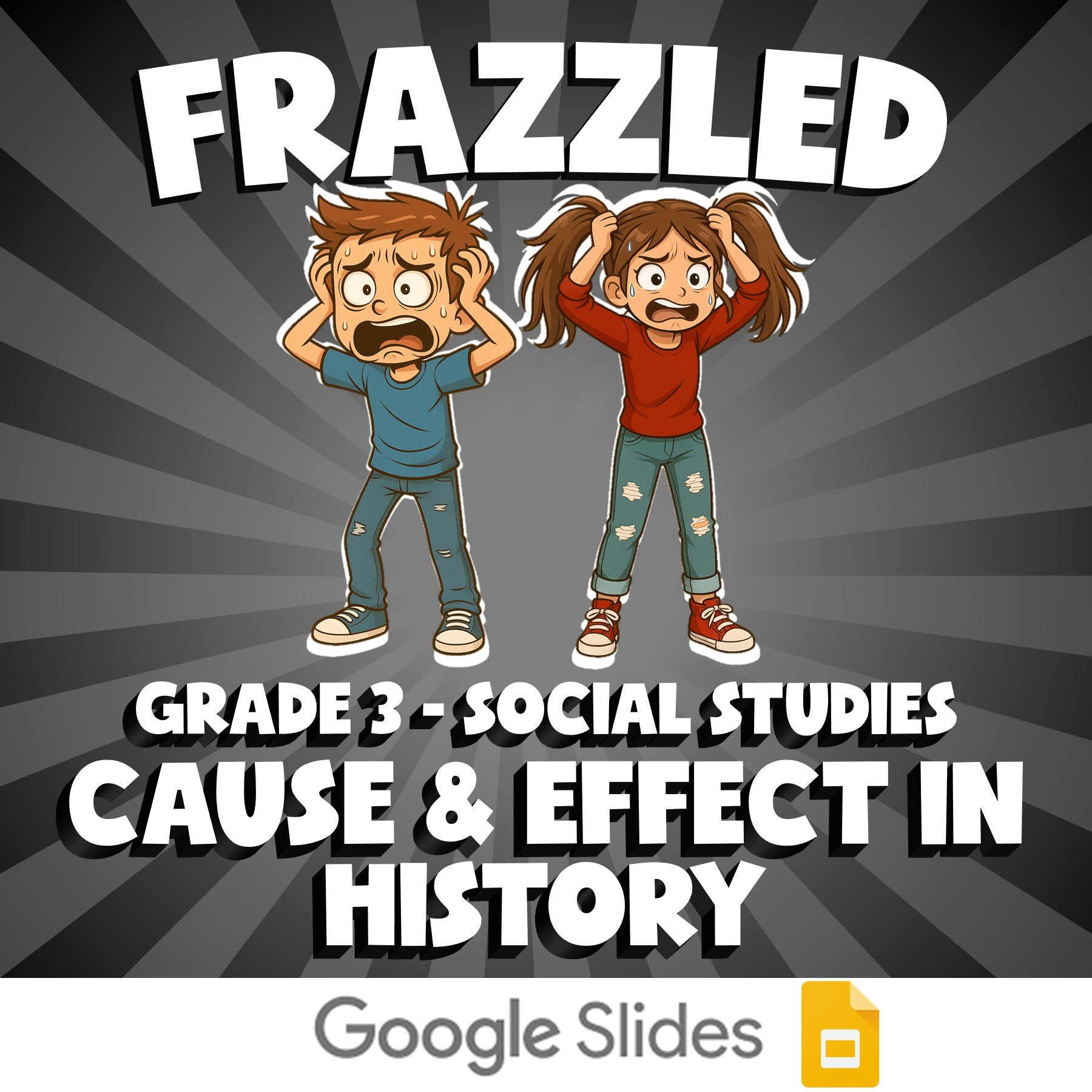 Cause & Effect in History FRAZZLED Socials Game - No Prep Grade 3 Review