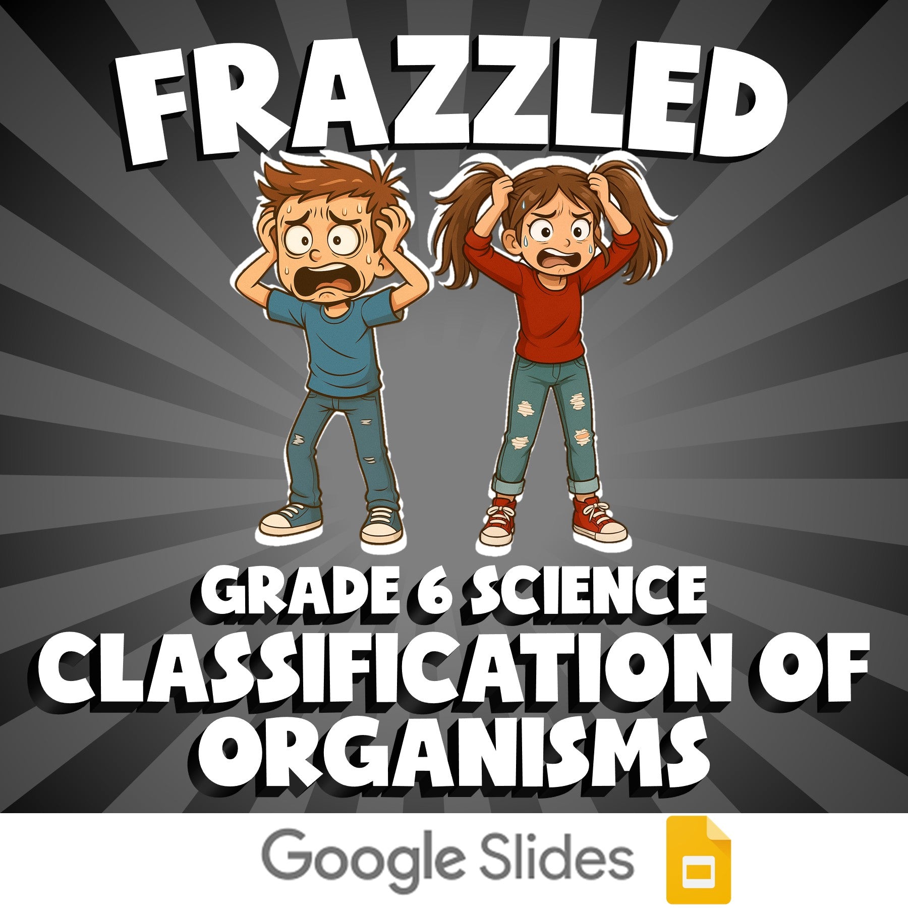Classification of Organisms FRAZZLED Science Game - No Prep Grade 6 Review