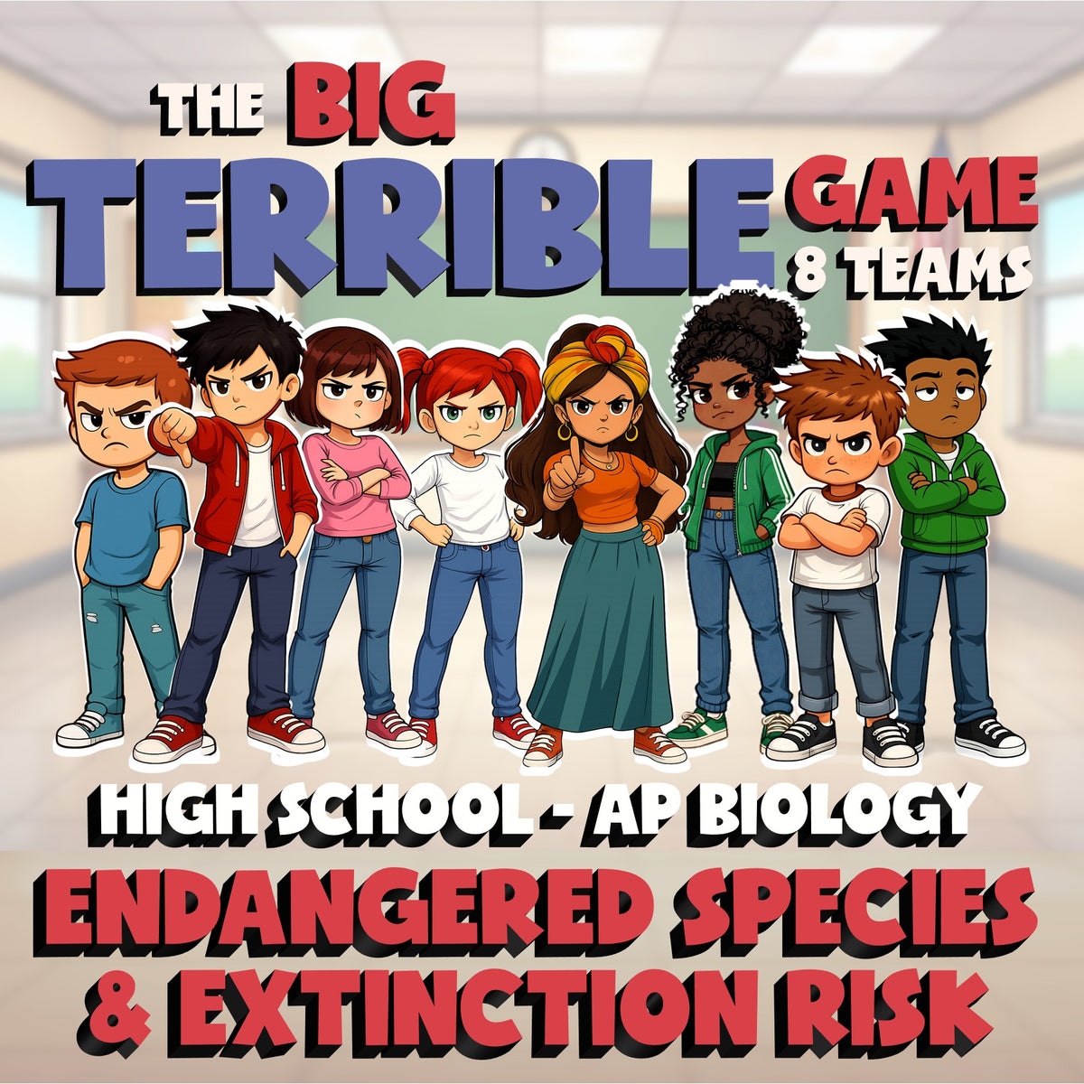 Endangered Species & Extinction Risk BIG TERRIBLE GAME - AP Biology Review