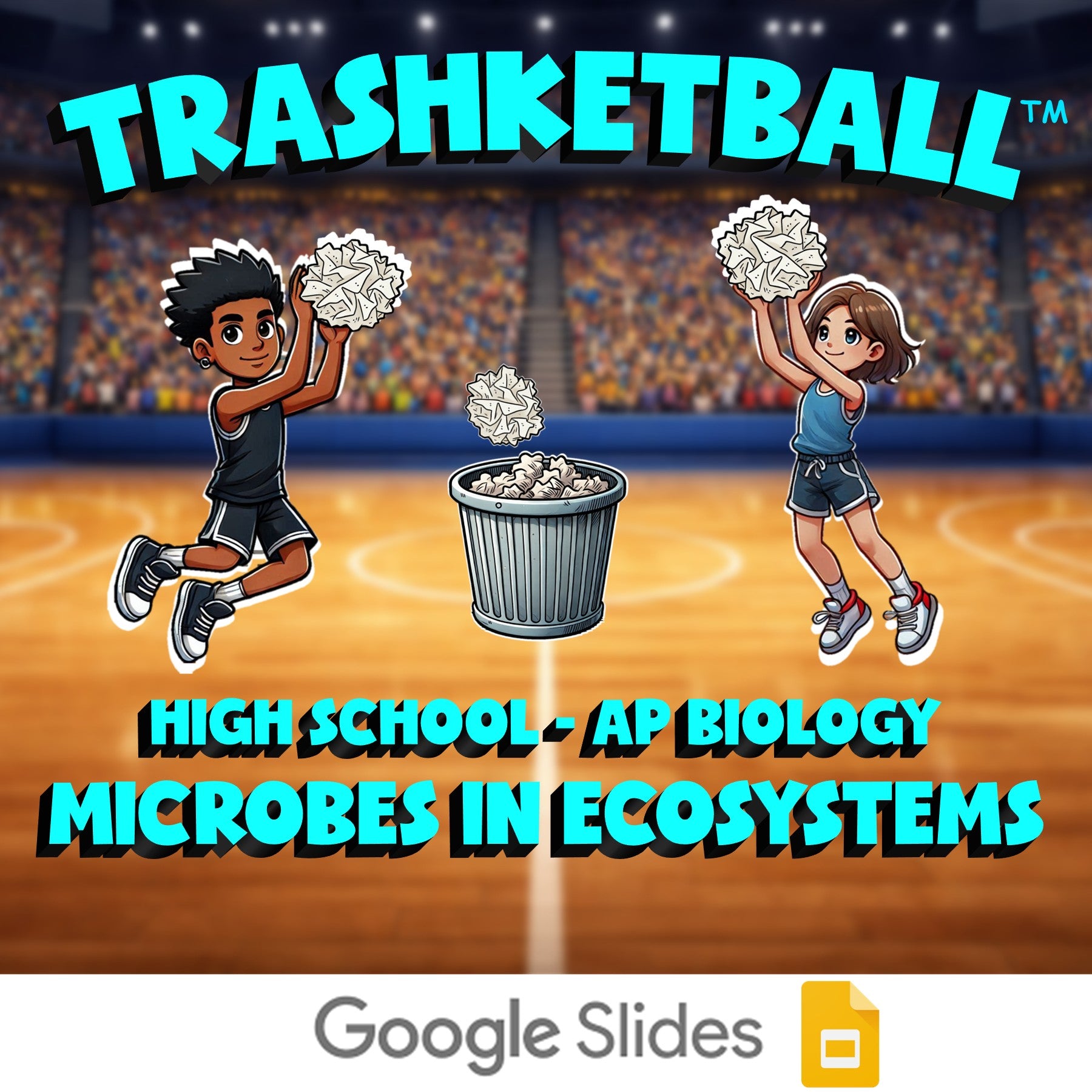 Microbes in Ecosystems TRASHKETBALL Science Game - No Prep AP Biology Review