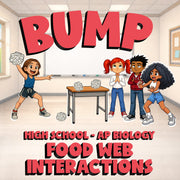 Food Web Interactions BUMP Science Game - No Prep AP Biology Review Activity