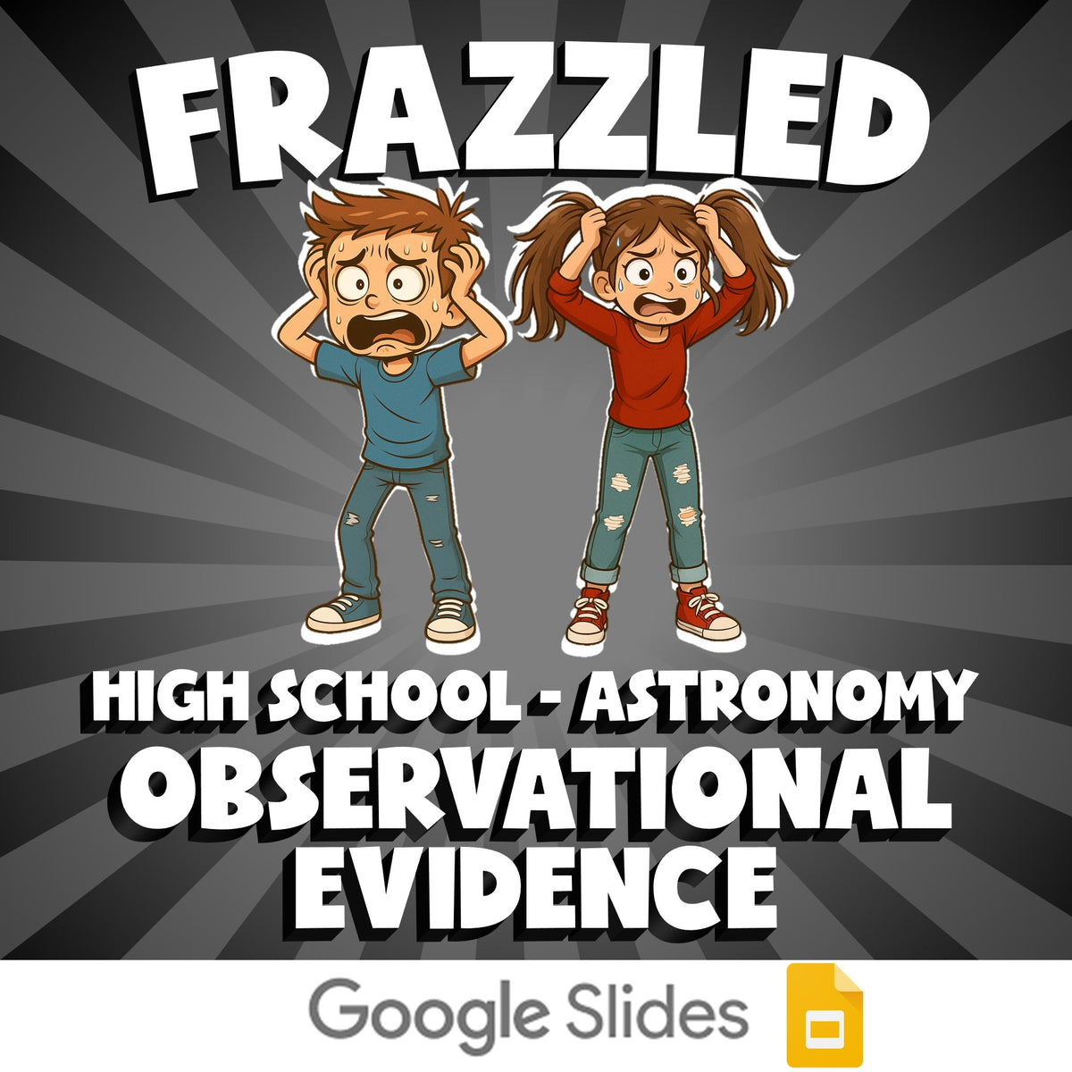 Observational Evidence FRAZZLED Science Game - No Prep Astronomy Review Activity