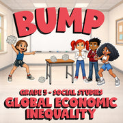 Global Economic Inequality BUMP Socials Game - No Prep Grade 5 Review Activity