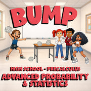 Advanced Probability & Statistics BUMP Math Game - No Prep PreCalculus Review