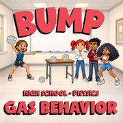 Gas Behavior BUMP Science Game - No Prep Physics Review Activity