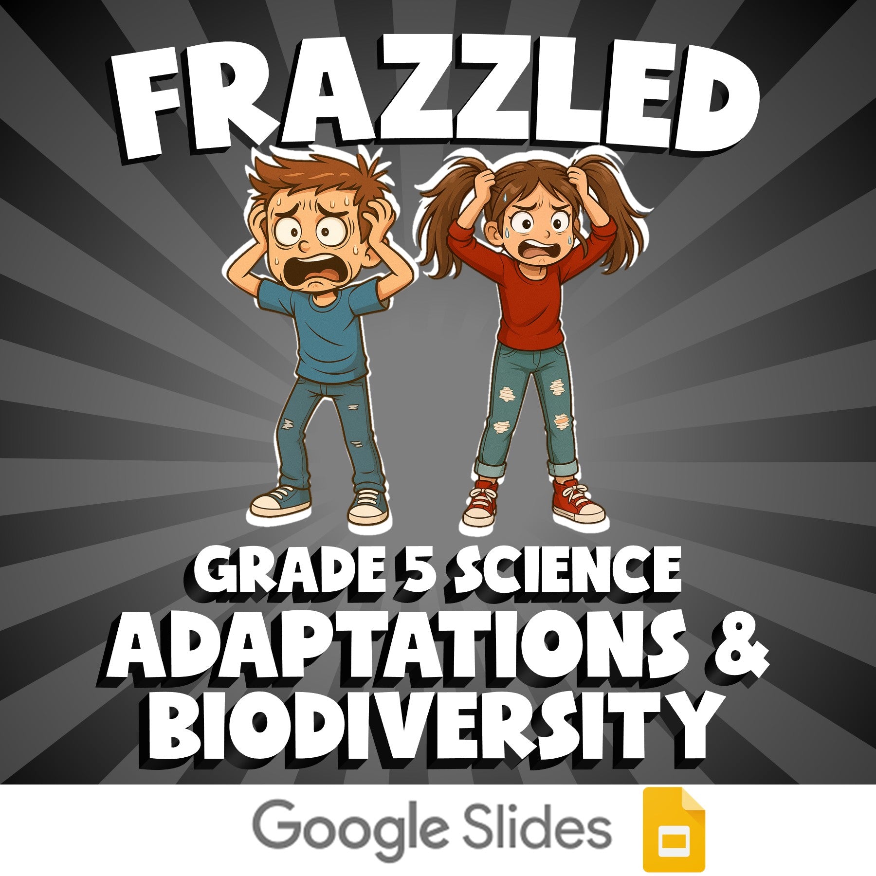 Adaptations & Biodiversity FRAZZLED Science Game - No Prep Grade 5 Review