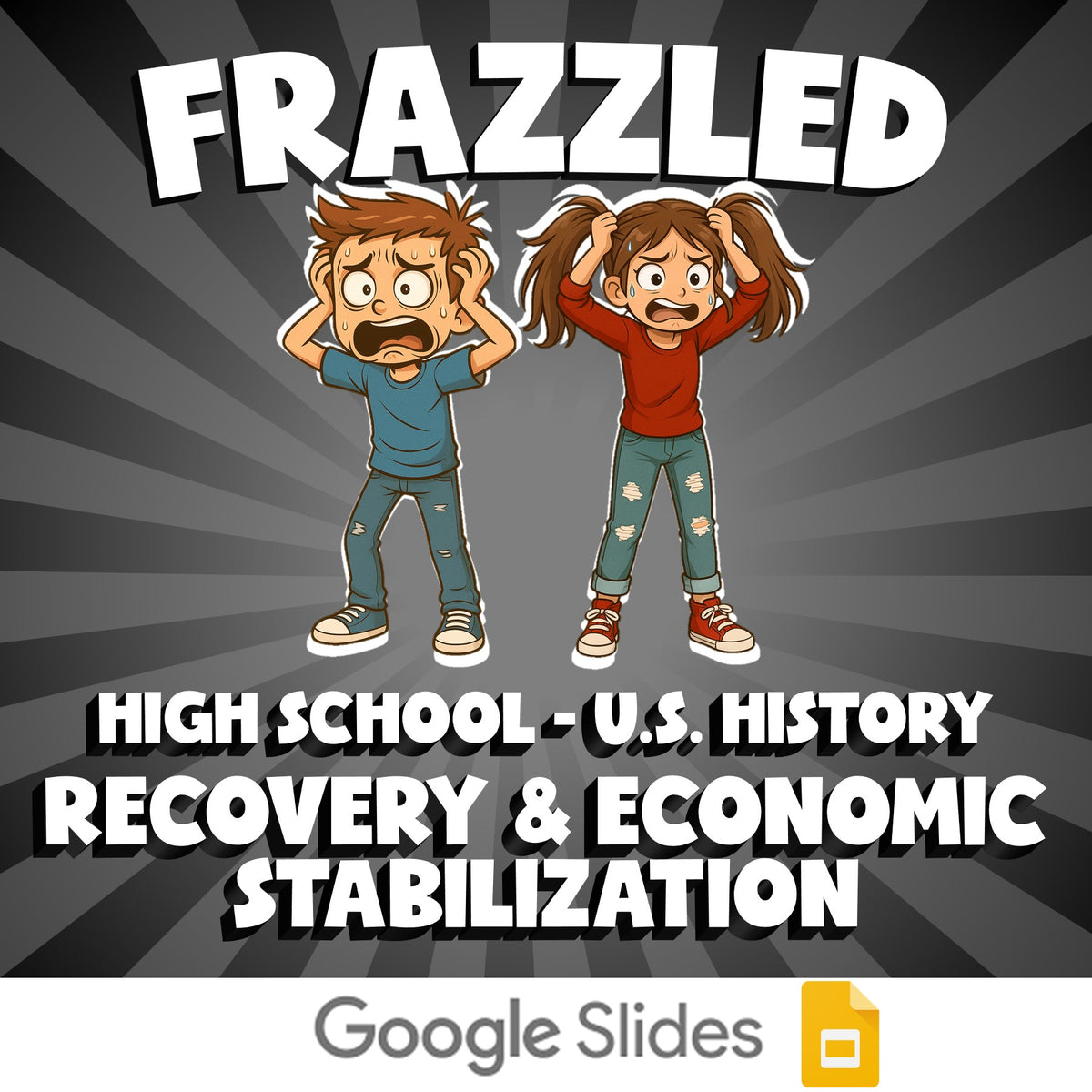 Recovery & Economic Stabilization FRAZZLED U.S. History Game - No Prep Review