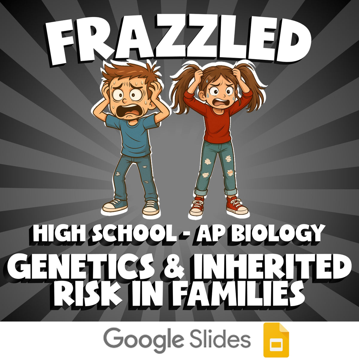 Genetics & Inherited Risk in Families FRAZZLED Science Game - No Prep AP Biology