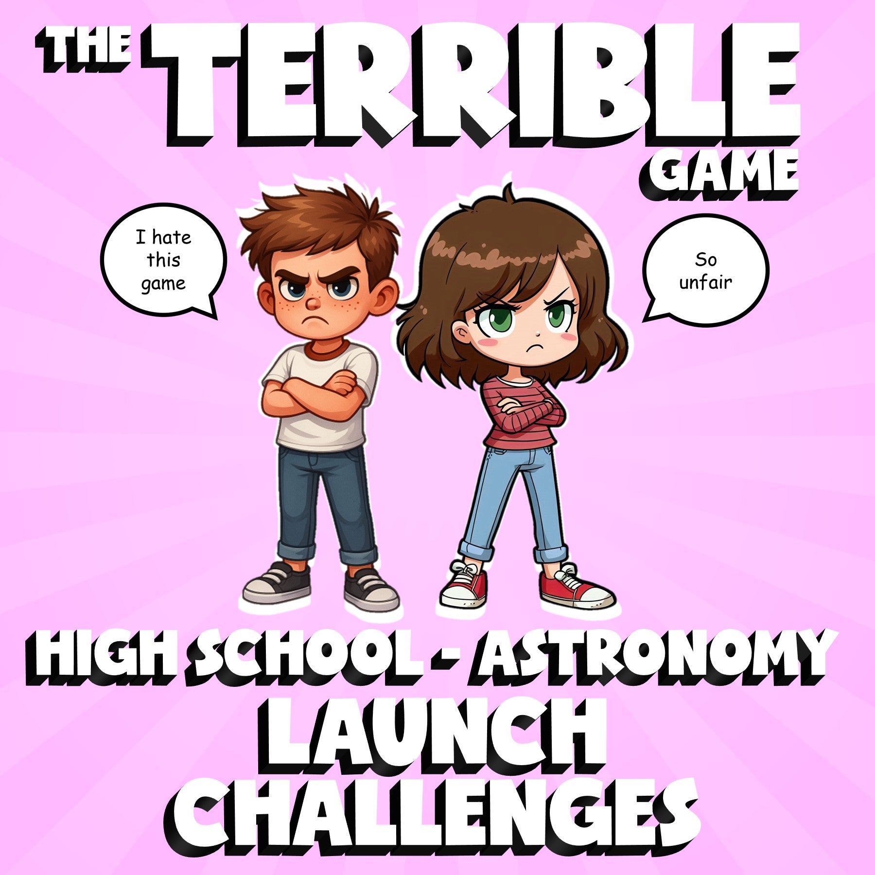 Launch Challenges THE TERRIBLE GAME - No Prep Astronomy Science Review Activity