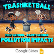 Pollution Impacts TRASHKETBALL Game - No Prep Earth Science Review Activity