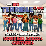 Working Across Cultures BIG TERRIBLE GAME - No Prep Grade 3 Socials Review