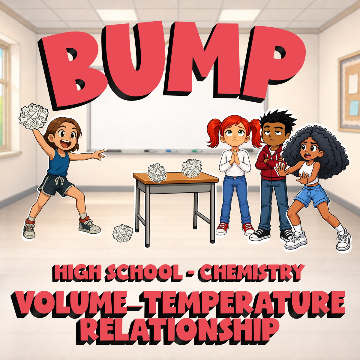 Volume–Temperature Relationship BUMP Science Game - No Prep Chemistry Review
