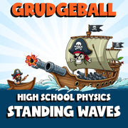 Standing Waves GRUDGEBALL Science Game - No Prep Physics Review Activity