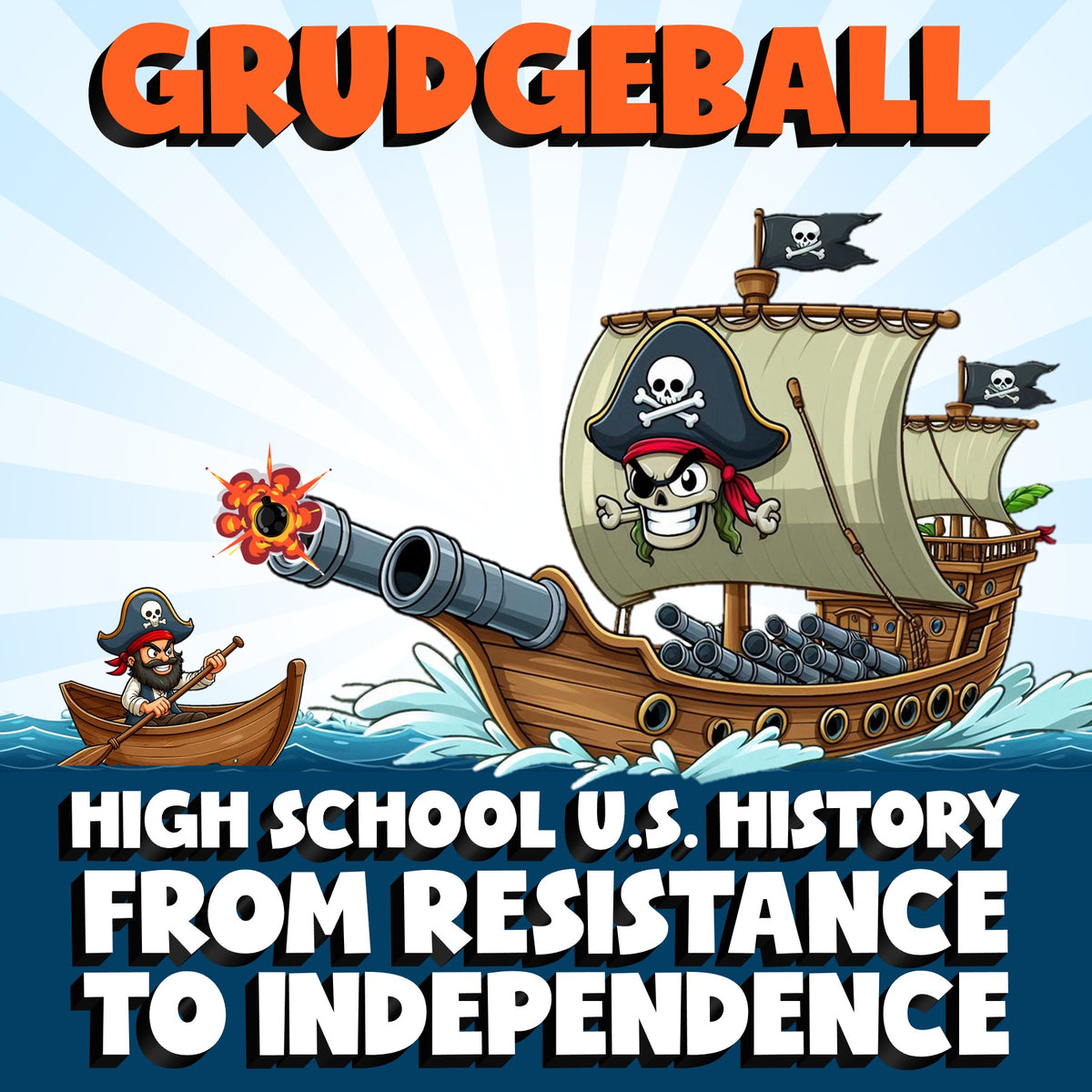 From Resistance to Independence GRUDGEBALL U.S. History Game - No Prep Review