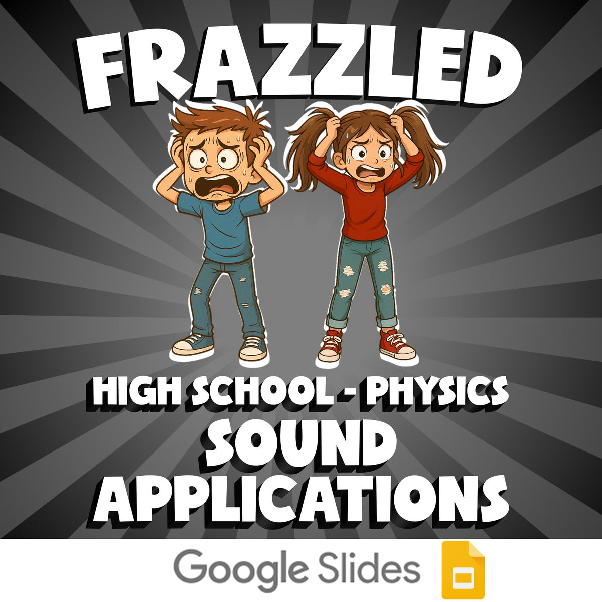 Sound Applications FRAZZLED Science Game - No Prep Physics Review Activity