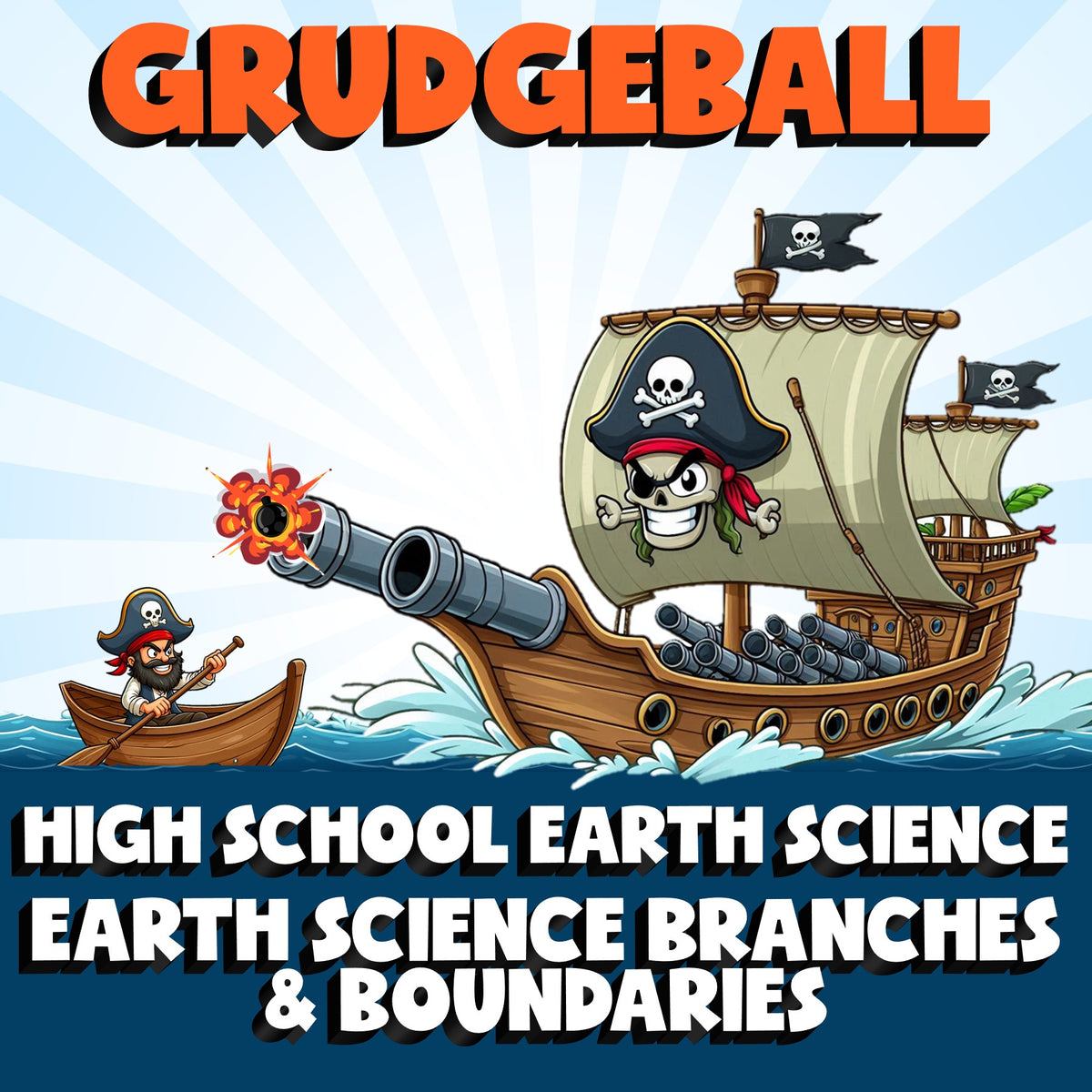 Earth Science Branches & Boundaries GRUDGEBALL Game - No Prep Earth Science