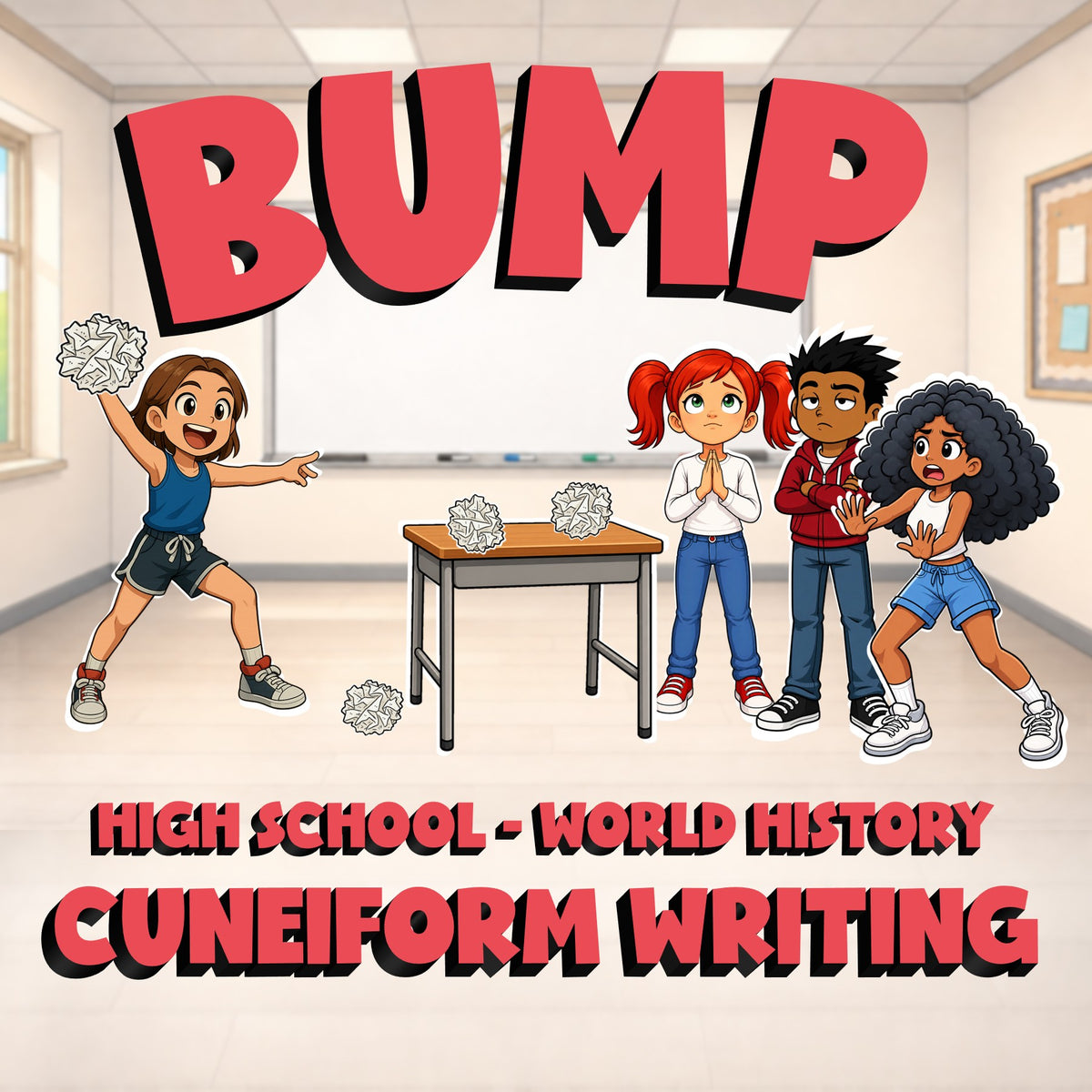 Cuneiform Writing BUMP Game - No Prep World History Review Activity