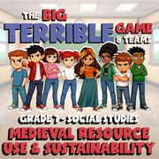 Medieval Resource Use & Sustainability BIG TERRIBLE GAME - Grade 7 Socials