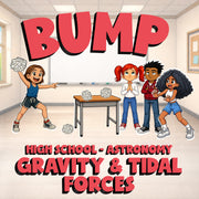 Gravity & Tidal Forces BUMP Science Game - No Prep Astronomy Review Activity