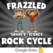 Rock Cycle FRAZZLED Science Game - No Prep Grade 8 Review Activity