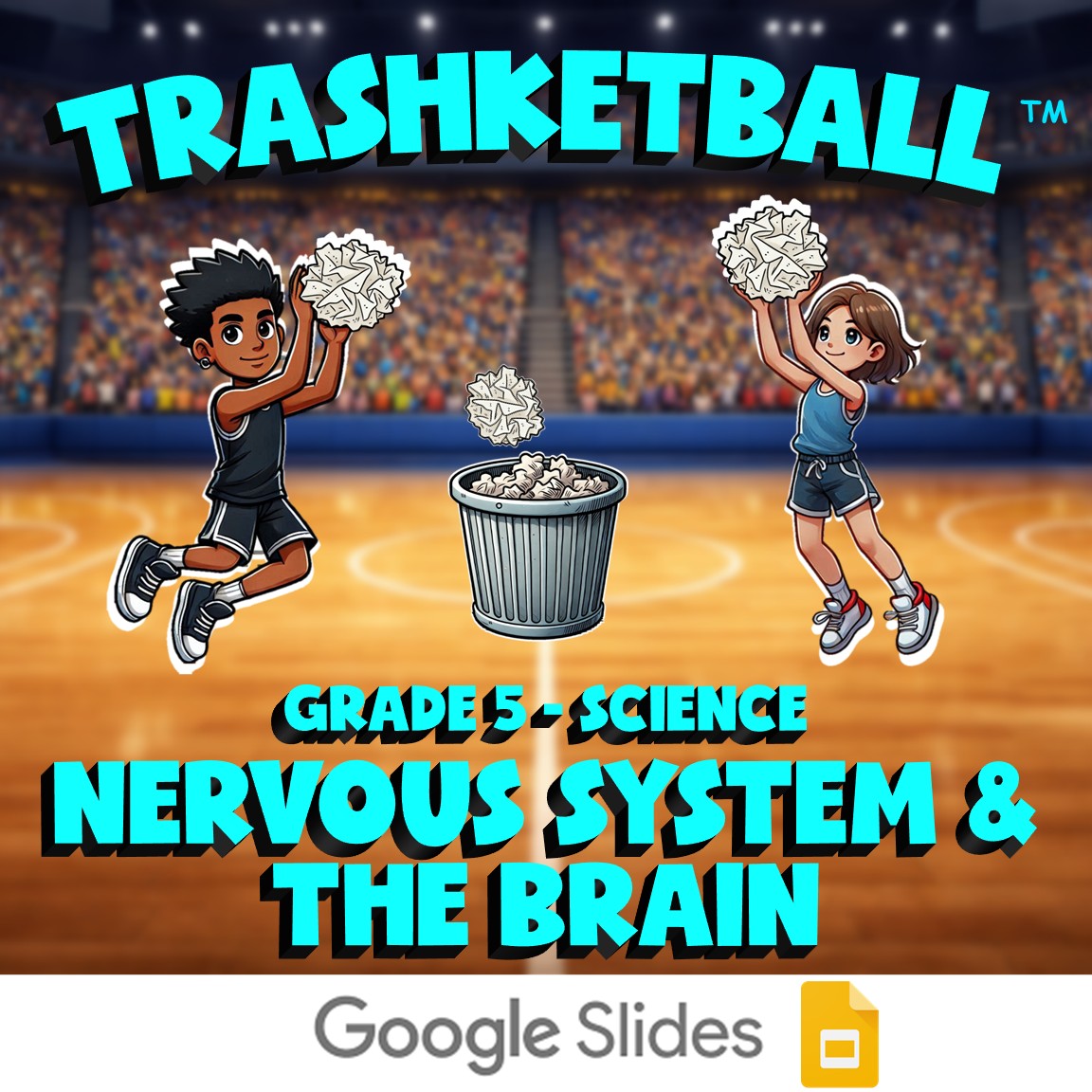 Nervous System & the Brain TRASHKETBALL Science Game - No Prep Grade 5 Review