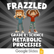 Metabolic Processes FRAZZLED Science Game - No Prep Grade 8 Review Activity