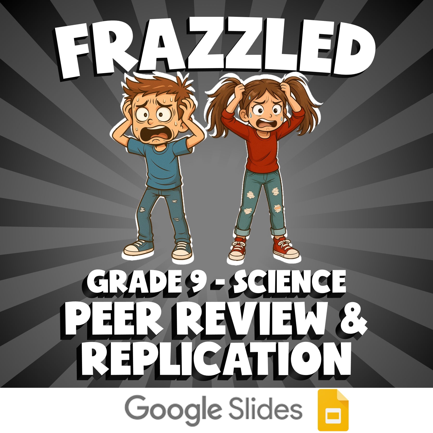 Peer Review & Replication FRAZZLED Science Game - No Prep Grade 9 Review