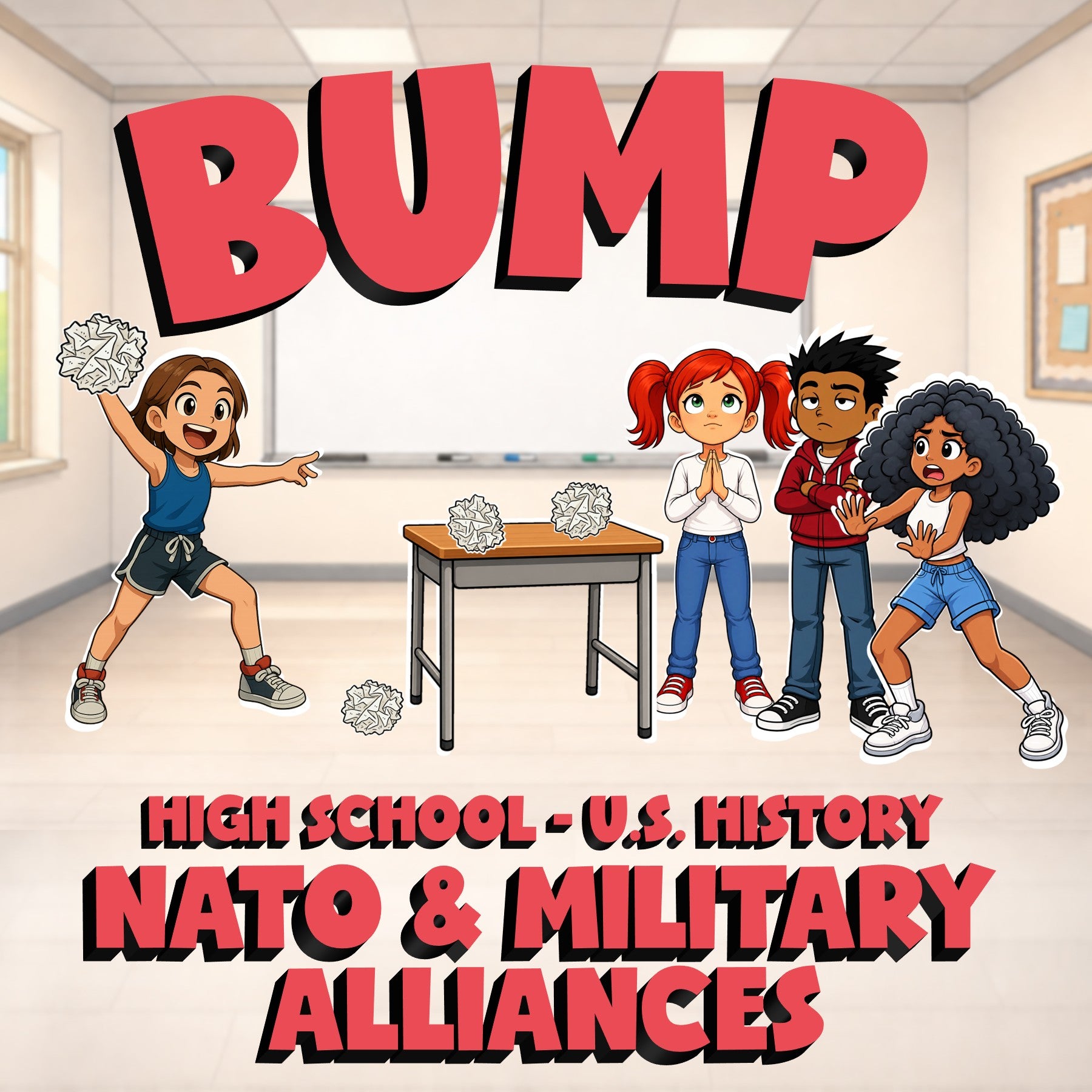 NATO & Military Alliances BUMP U.S. History Game - No Prep Review Activity