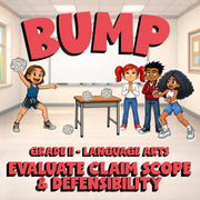 Evaluate Claim Scope & Defensibility BUMP ELA Game - No Prep Grade 11 Review