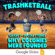 Why Colonies Were Founded TRASHKETBALL Socials Game - No Prep Grade 3 Review