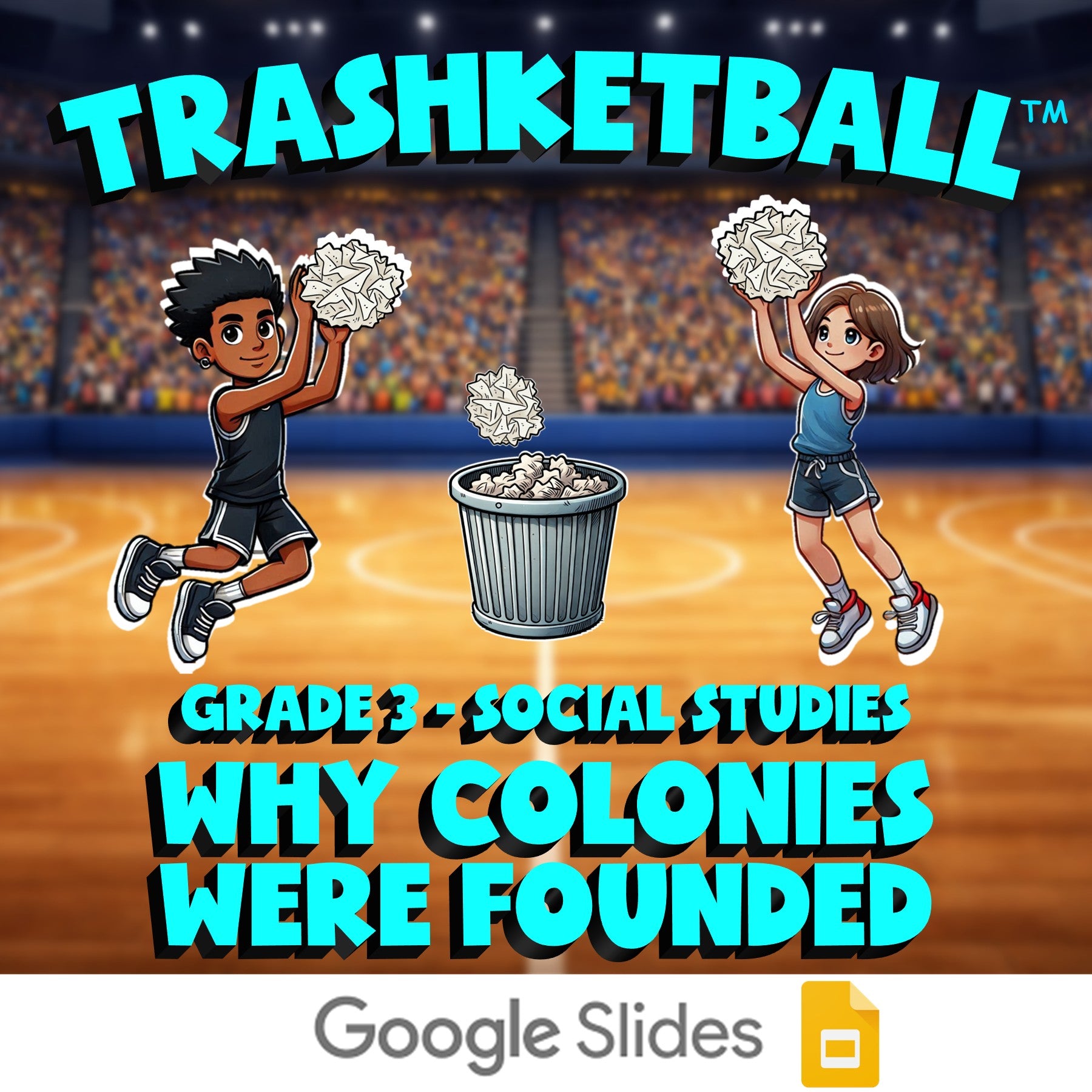 Why Colonies Were Founded TRASHKETBALL Socials Game - No Prep Grade 3 Review