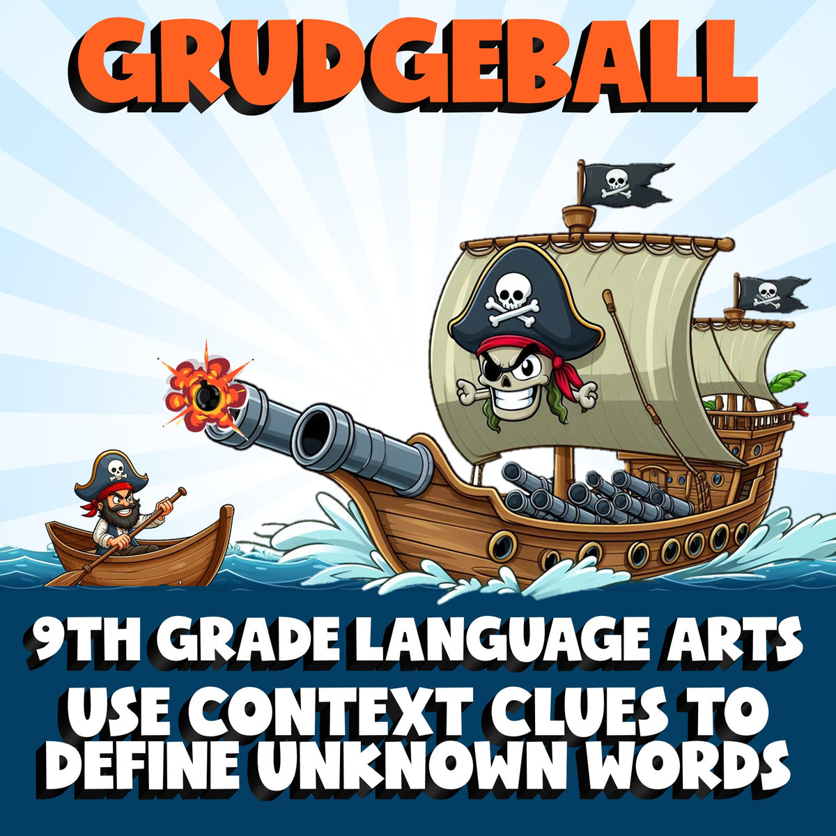 Use Context Clues to Define Unknown Words GRUDGEBALL ELA Game - No Prep Grade 9