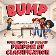 Purpose of Classification BUMP Science Game - No Prep AP Biology Review Activity