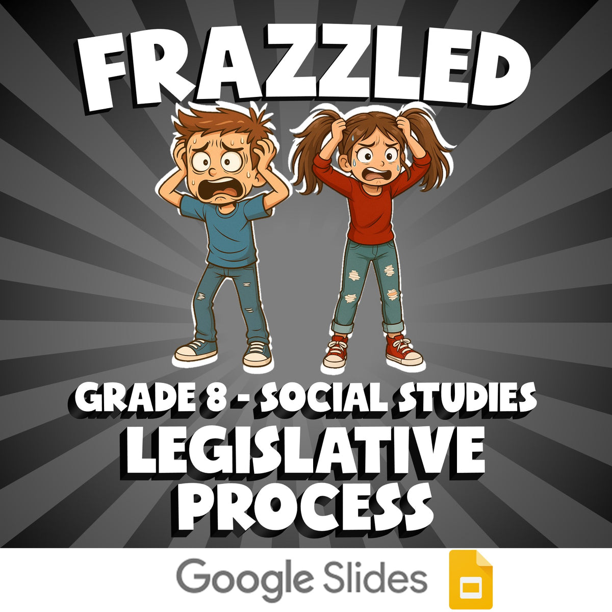 Legislative Process FRAZZLED Socials Game - No Prep Grade 8 Review Activity
