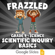 Scientific Inquiry Basics FRAZZLED Science Game - No Prep Grade 9 Review