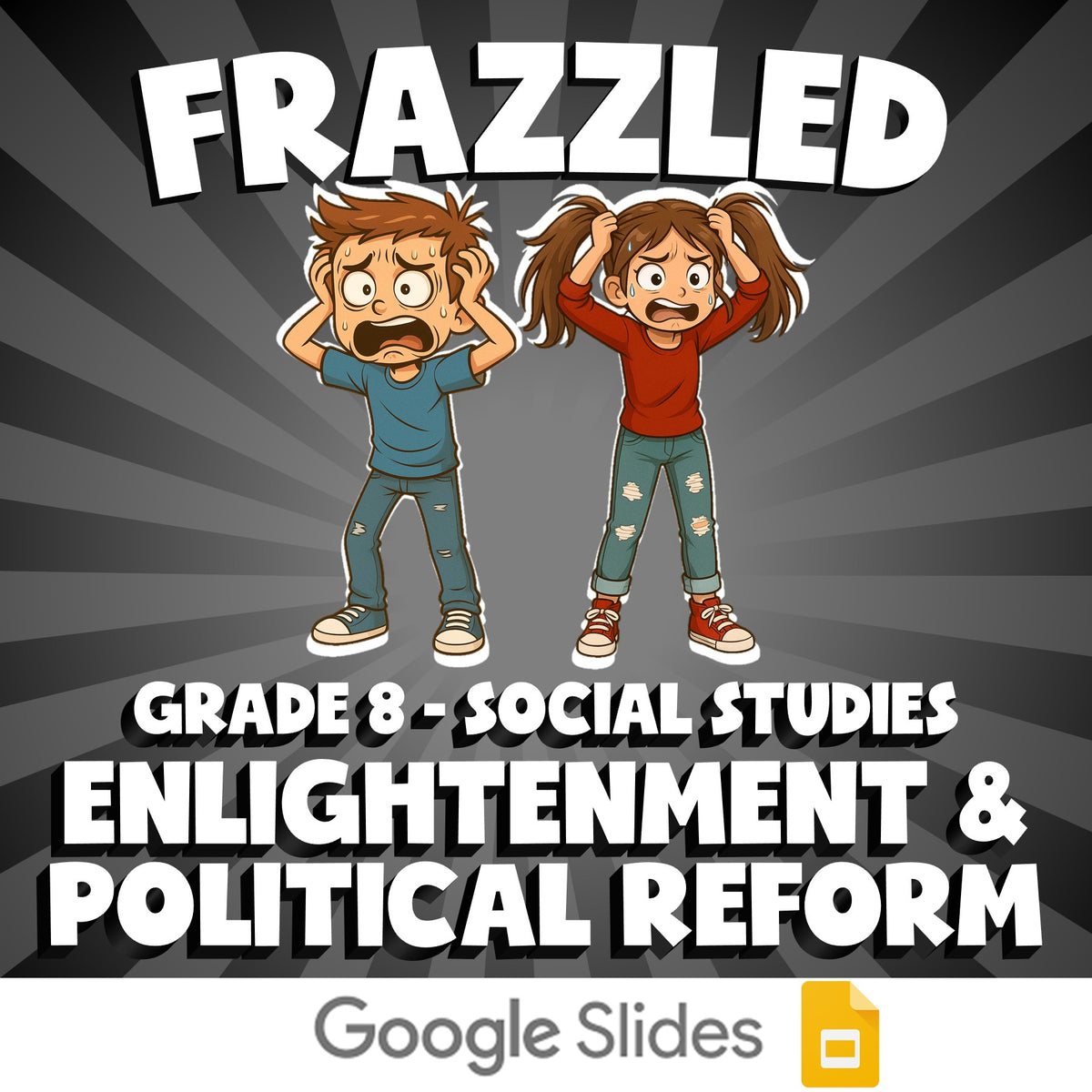 Enlightenment & Political Reform FRAZZLED Socials Game - No Prep Grade 8 Review